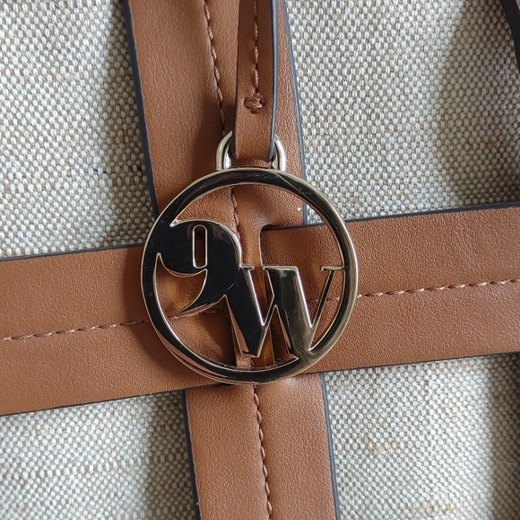 Nine West Tote Bag Vegan Sutton Place Caged - Picture 7 of 15